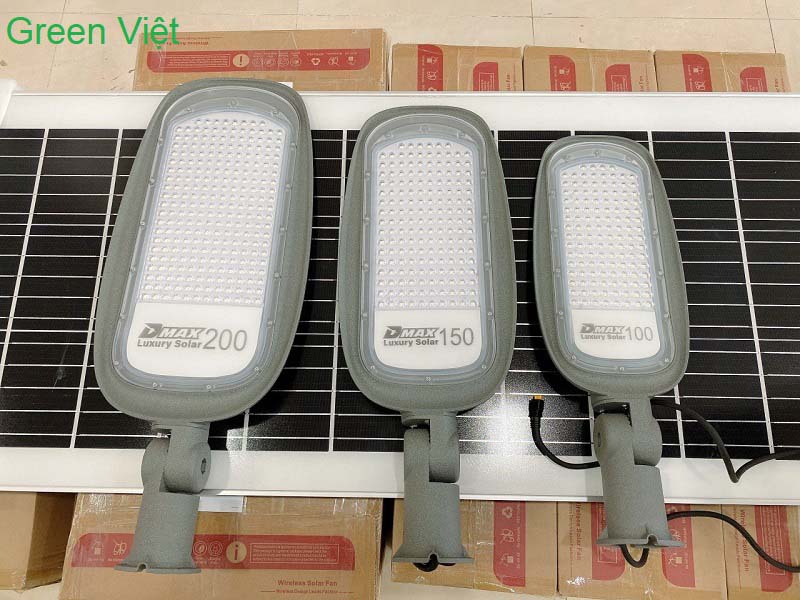 Đèn Đường Năng Lượng Mặt Trời LUXURY DMAX100, DMAX150, DMAX200,