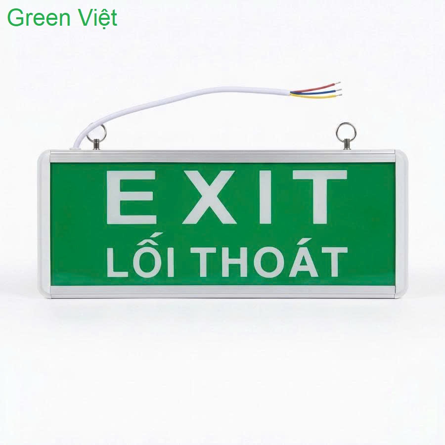 Đèn Exit T-12B Dạ Quang Tự Phát Sáng Lối Thoát Hiểm