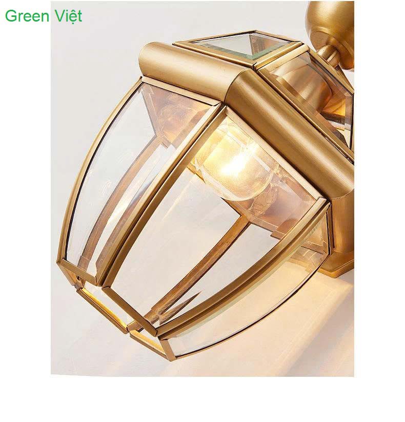 Đèn gắn tường trang trí DTG12 Cổ Điển Green Việt