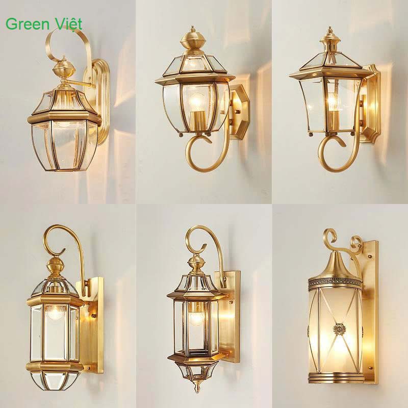 Đèn gắn tường trang trí DTG12 Cổ Điển Green Việt