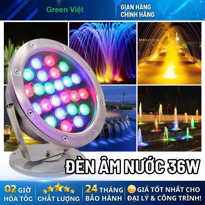 Đèn led âm nước trang trí DANG-01 9w-36w