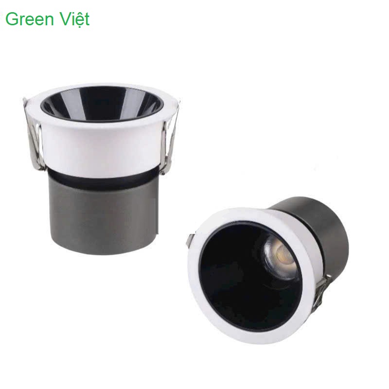 Đèn led âm trần Spotlight chống chói 7W/12W Phi 75- Đèn chiếu điểm spotlight cao cấp