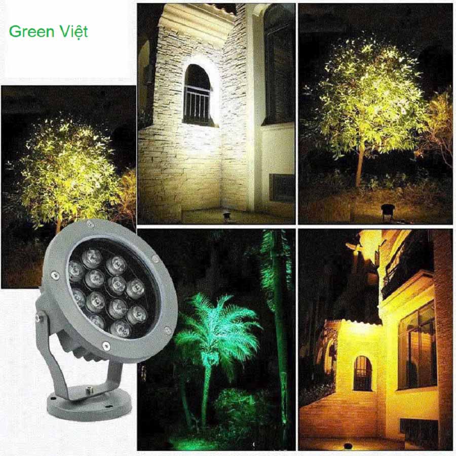 Đèn LED Chiếu Cây 220V Đủ Công Suất 6W, 9W, 12W, 18W, 24W, 36W