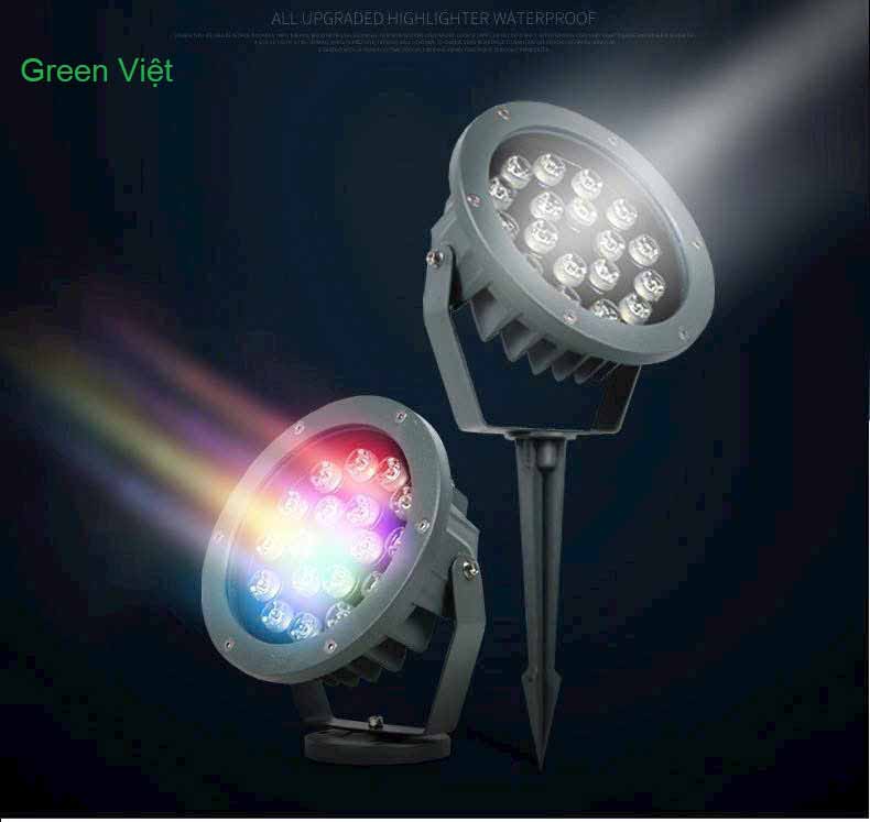 Đèn LED Chiếu Cây 220V Đủ Công Suất 6W, 9W, 12W, 18W, 24W, 36W