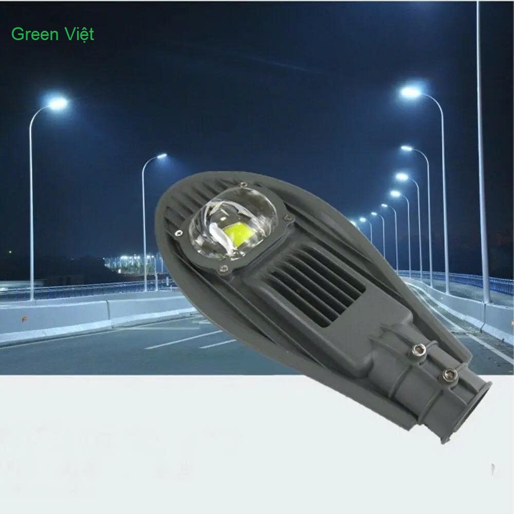 ĐÈN LED ĐƯỜNG 50W CAO CẤP CHIẾC LÁ