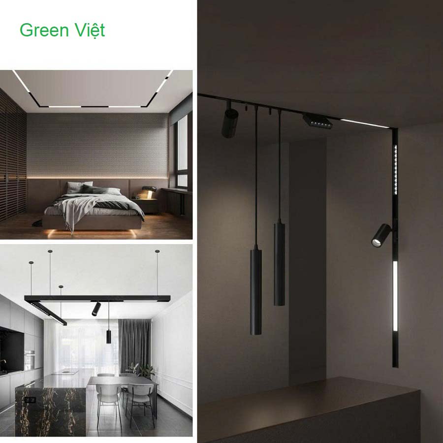 Đèn led ray nam châm Rọi Âm RNC 6W, 12W, 18W