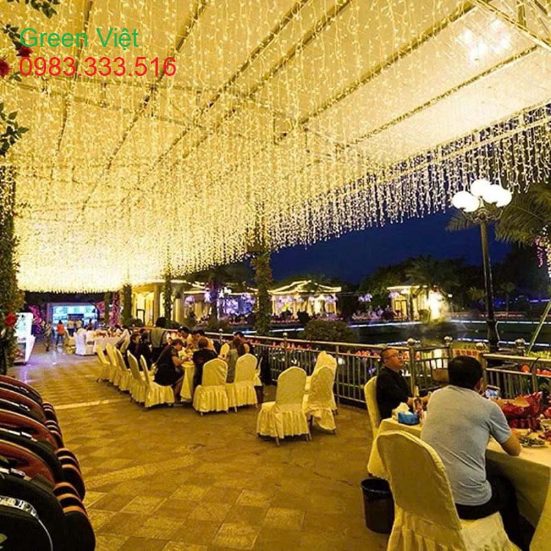 Đèn LED Rủ Mành Cao Cấp Trang Trí Tết, Sự Kiện, Quán Cafe Siêu Đẹp