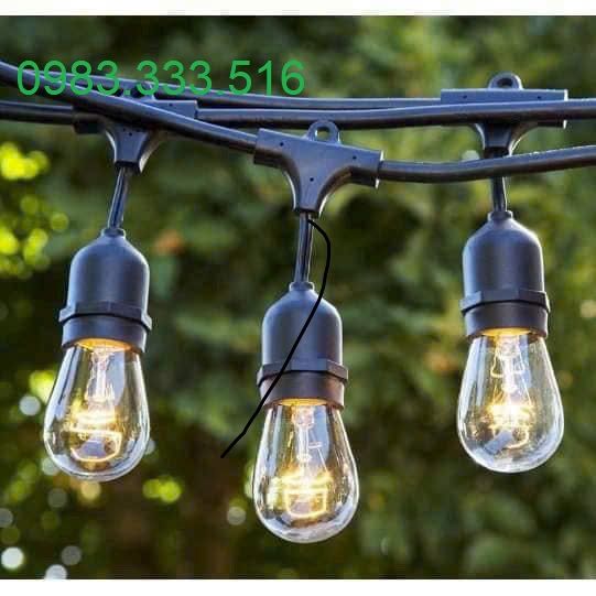 Đèn led trang trí quán cà phê nhà hàng đẹp 10m 20 bóng LTT16