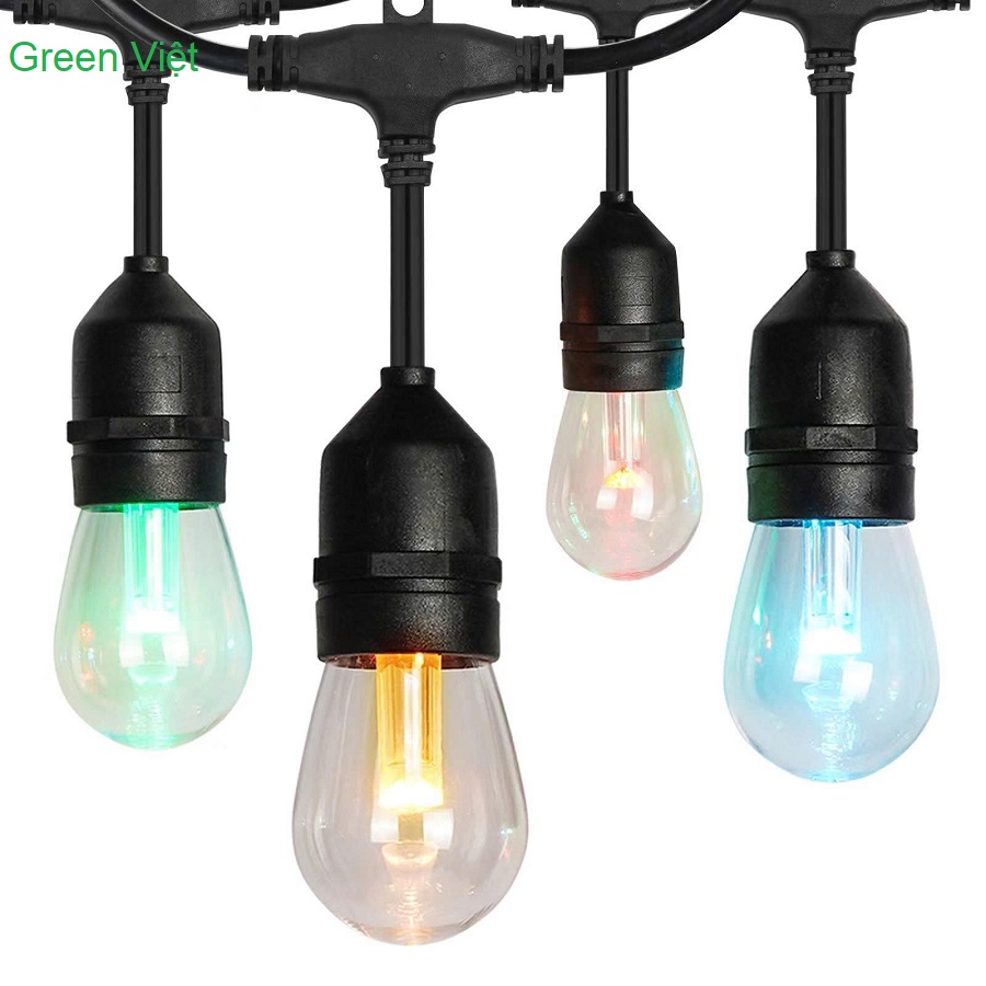 Đèn led trang trí quán cà phê nhà hàng đẹp 10m 20 bóng LTT16