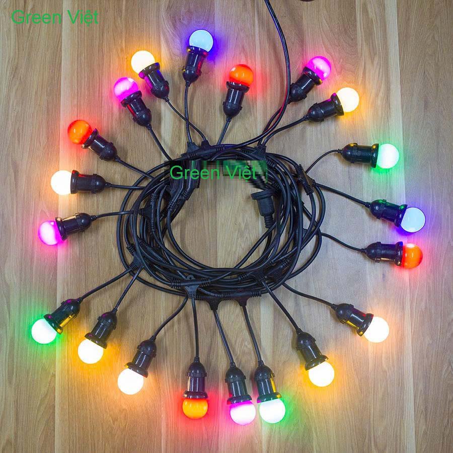 Đèn led trang trí quán cà phê nhà hàng đẹp 10m 20 bóng LTT16