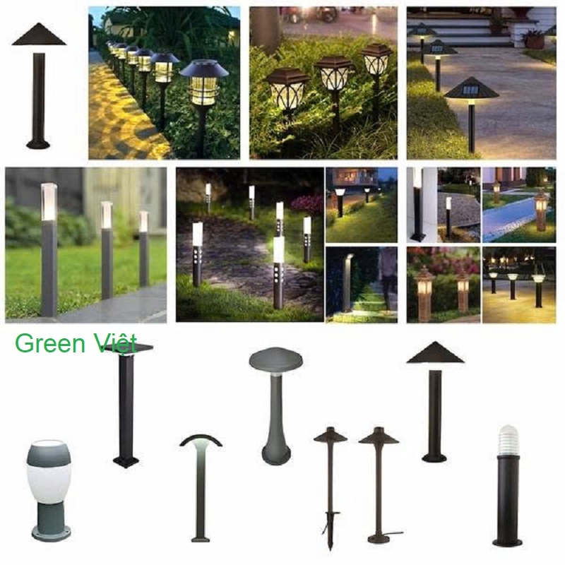 Đèn nấm sân vườn SVL02 Trang trí sân vườn cao 60 - 110Cm