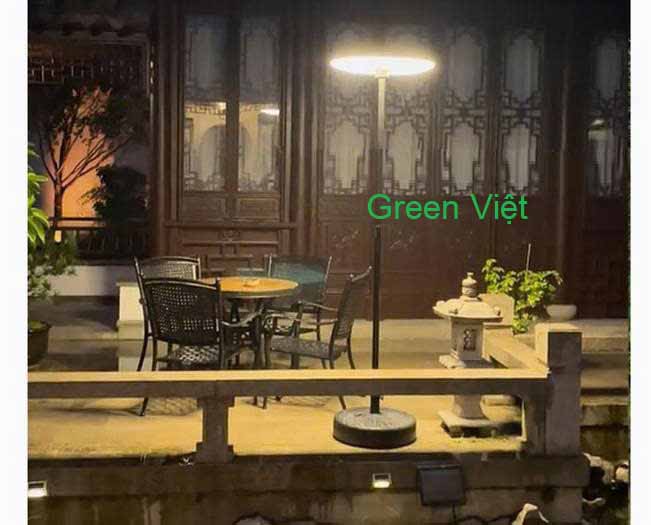 Đèn Năng Lượng Mặt Trời 1000W DSV-1000 Ánh Sáng Vàng Lắp Sân Vườn
