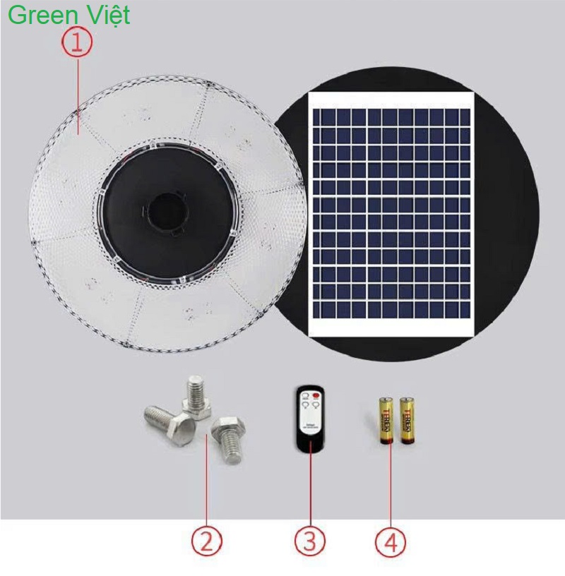 Đèn năng lượng mặt trời 1000W UFO.1000KC Đĩa Bay