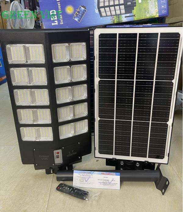 Đèn năng lượng mặt trời 1000w PLT-1000 Cảm Biến