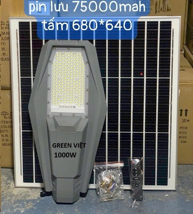 Đèn Phi Thuyền Năng Lượng Mặt Trời 1000W PT1000