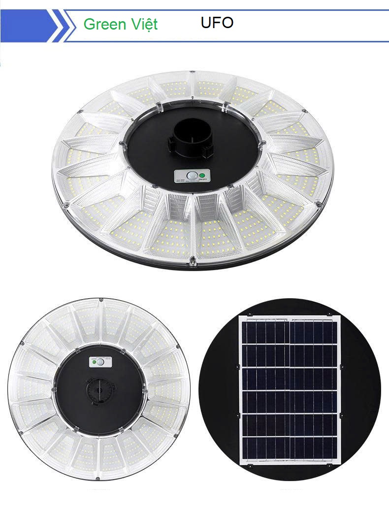 Đèn năng lượng mặt trời 1000w UFO.1000 hình nón