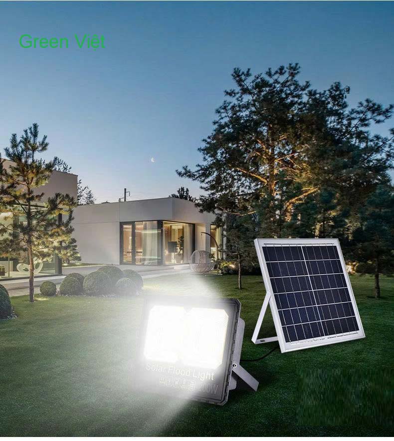 Đèn pha năng lượng mặt trời 400w P-400 Green Việt