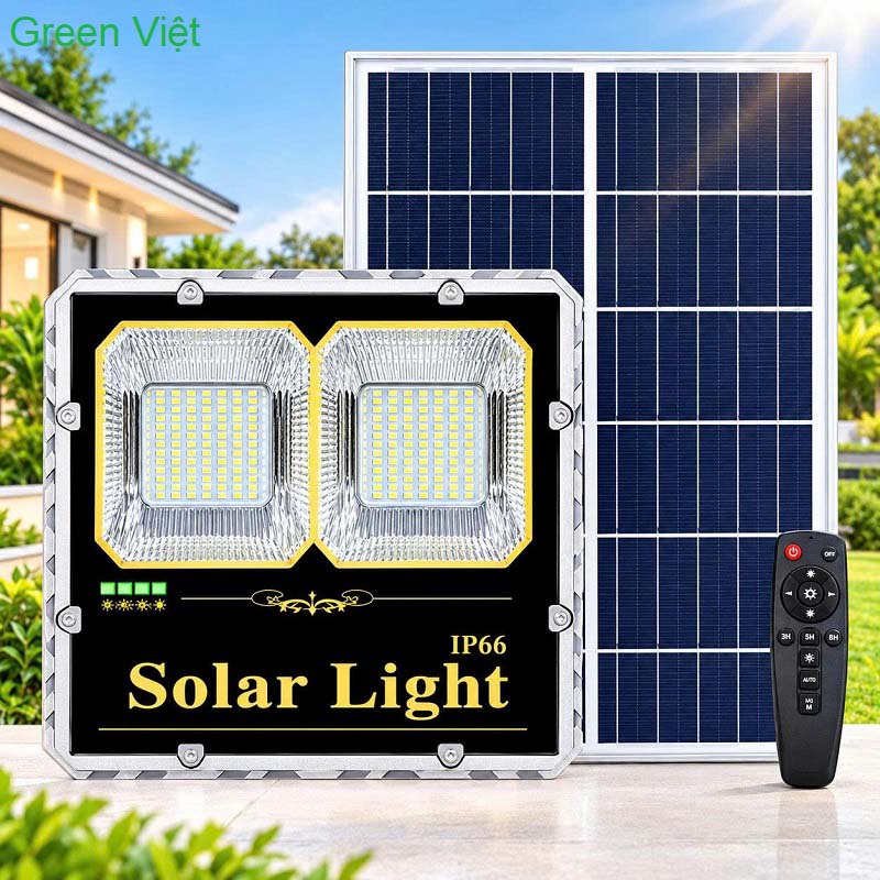 Đèn năng lượng mặt trời 200w TS-200 Green Việt