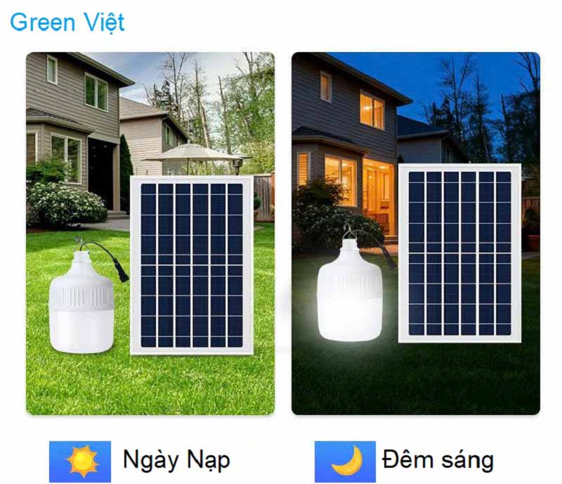 Đèn năng lượng mặt trời 300w hình tròn Bul.300