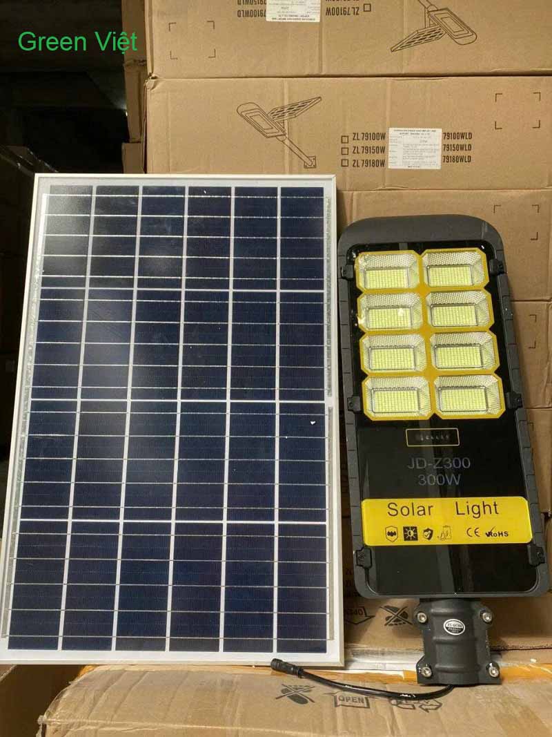 Đèn năng lượng mặt trời 300w JD-Z300 Chính Hãng Green Việt
