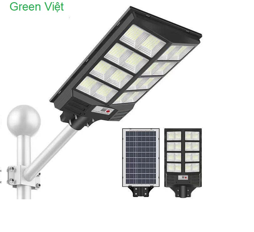 Đèn năng lượng mặt trời 400W PLC400 Cảm Biến Chuyển Động