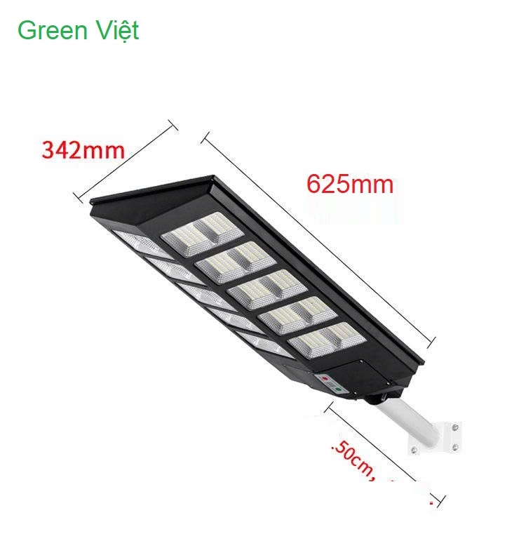 Đèn Năng Lượng Mặt Trời 500W DPLM500 Cảm Biến Người