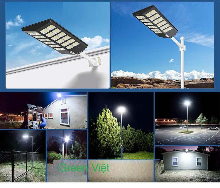 Đèn Năng Lượng Mặt Trời 500W DPLM500 Cảm Biến Người