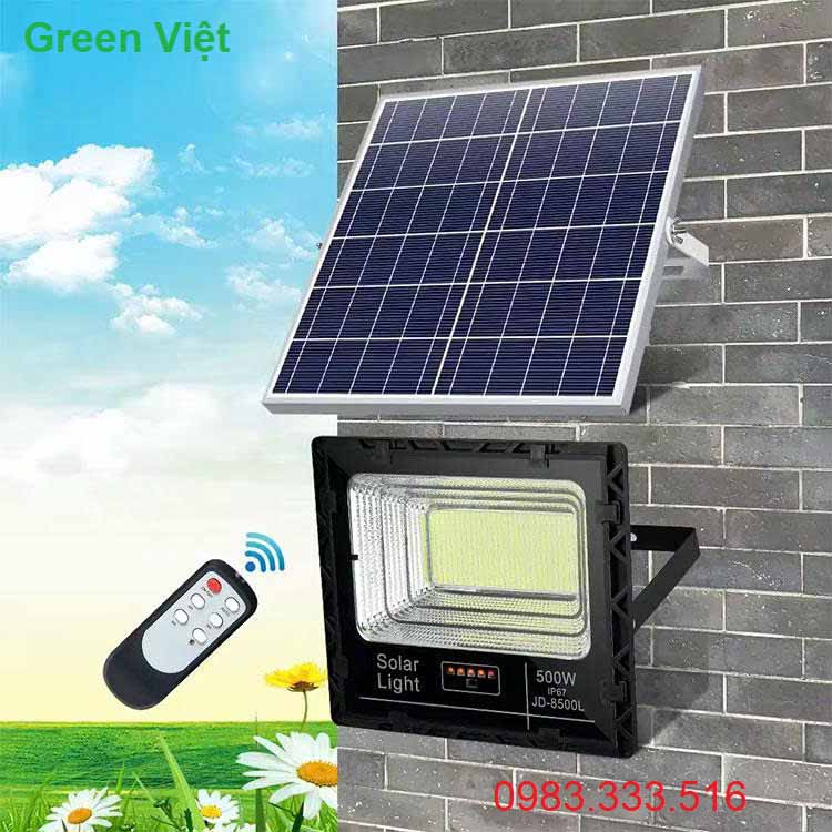 Đèn năng lượng mặt trời 500W JD.8500L - Green Việt