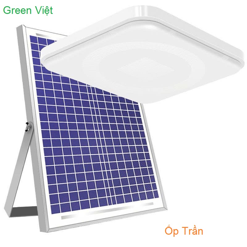 Đèn năng lượng mặt trời 500w OPT-500 ốp trần mẫu mới nhất