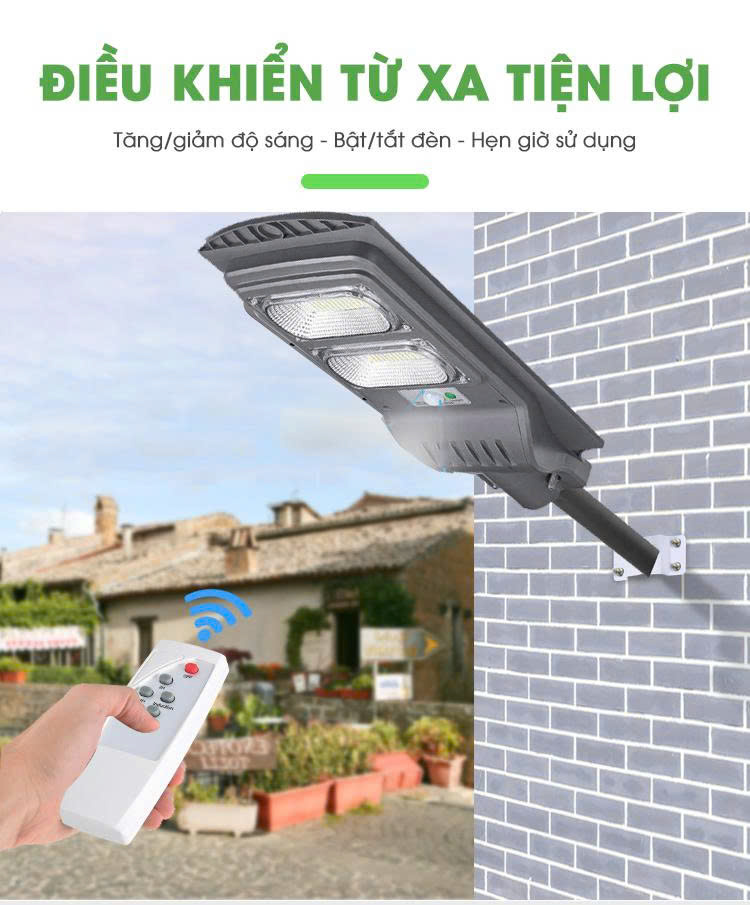 Đèn năng lượng mặt trời 60W 60-MN cám biến chuyển động