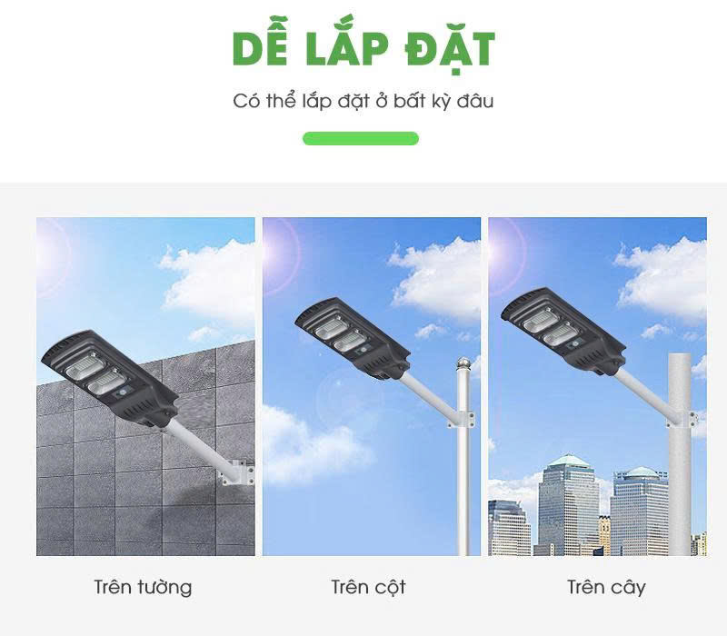 Đèn năng lượng mặt trời 60W 60-MN cám biến chuyển động