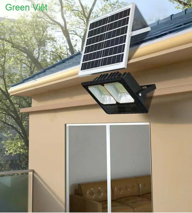 Đèn Pha năng lượng mặt trời 200w SN-200 Cao Cấp Green Việt