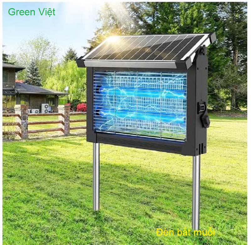 Đèn năng lượng mặt trời BM01 bắt muỗi và côn trùng