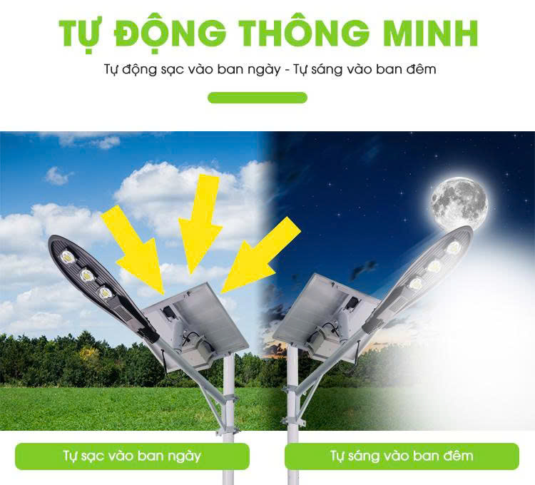 Đèn năng lượng mặt trời chiếc lá CL150 lắp dự án công trình