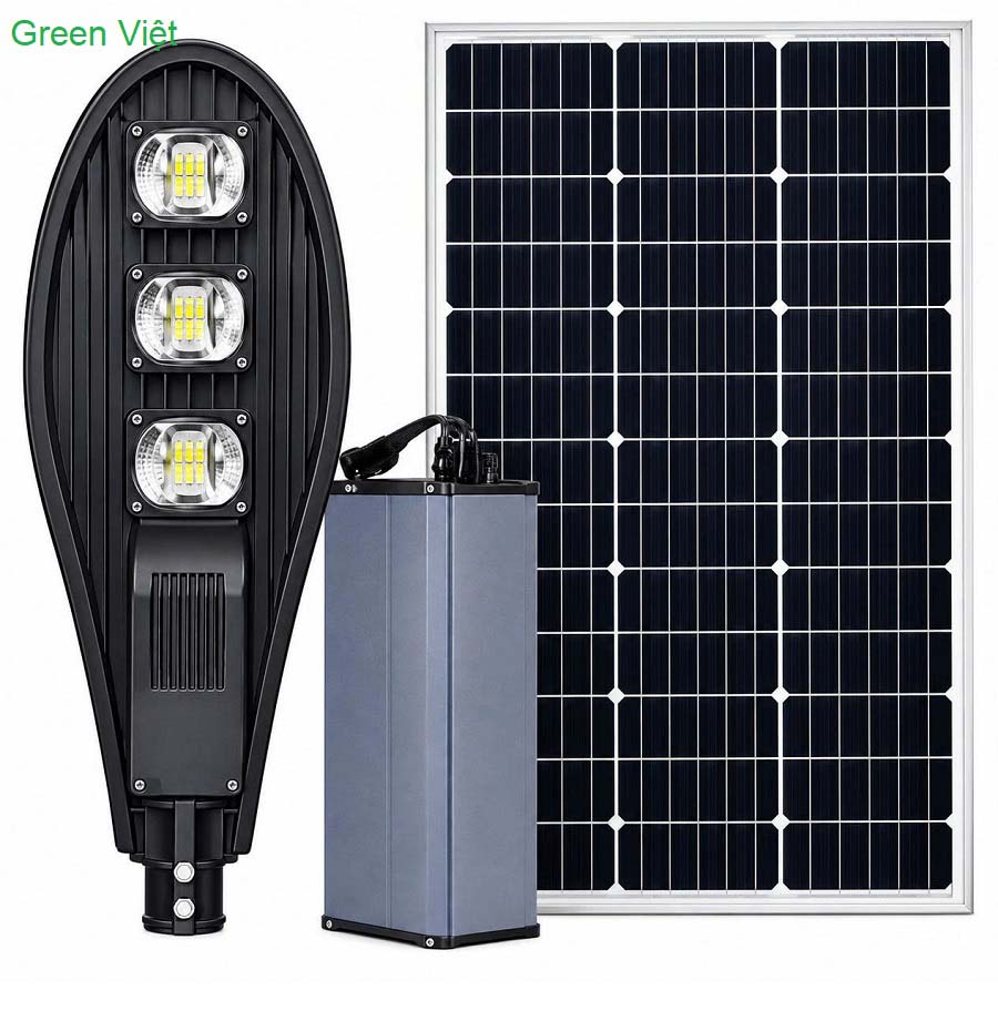 Đèn năng lượng mặt trời chiếc lá CL150 lắp dự án công trình