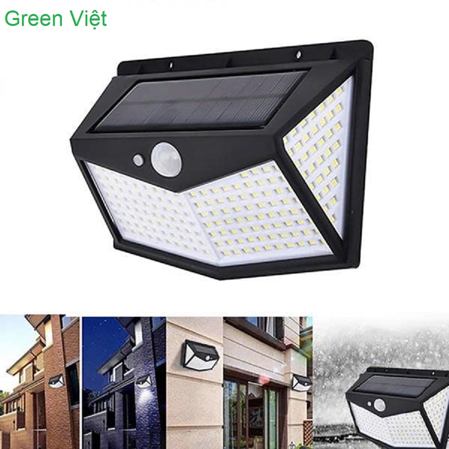Đèn Năng Lượng Mặt Trời LT-12 Gắn Tường Giá Rẻ, Cảm Biến Chống Trộm