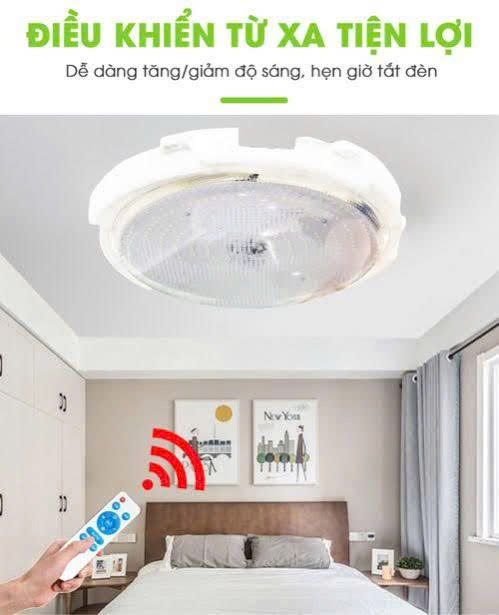 Đèn Năng Lượng Mặt Trời Ốp Trần 1000W OPT.1000