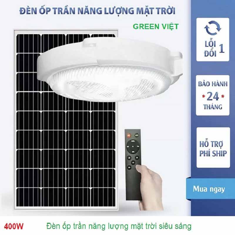 Đèn năng lượng mặt trời ốp trần 500w OT-500 mẫu mới