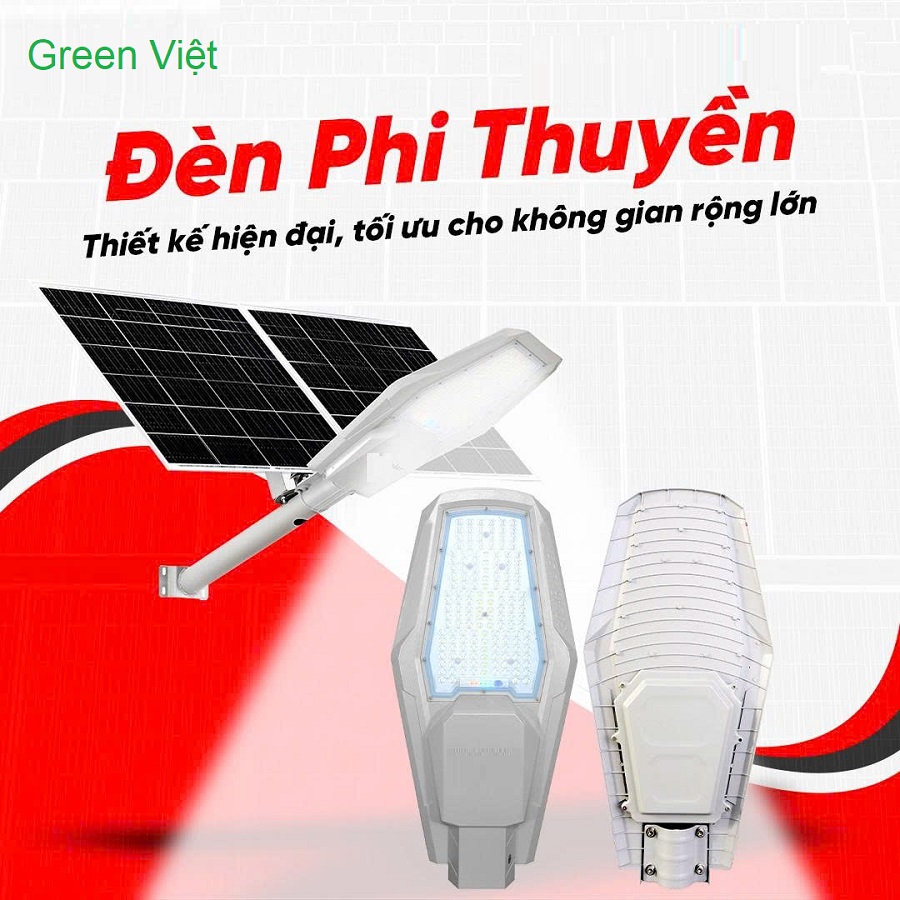 Đèn Năng Lượng Mặt Trời Phi Thuyền 1200W DPTM1200 Công Trình