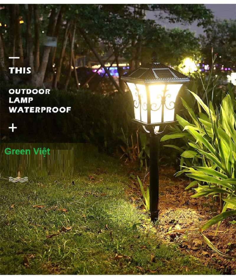 Đèn năng lượng mặt trời trang trí sân vườn TTSV121