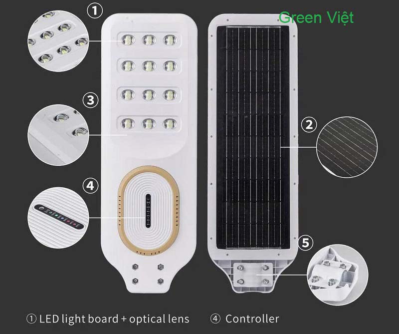 Đèn Năng Lượng Mặt Trời ZL16 Cảm Biến Chuyển Động