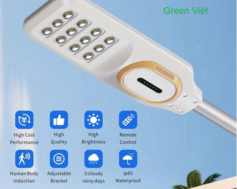 Đèn Năng Lượng Mặt Trời ZL16 Cảm Biến Chuyển Động
