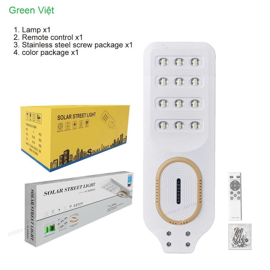 Đèn Năng Lượng Mặt Trời ZL16 Cảm Biến Chuyển Động