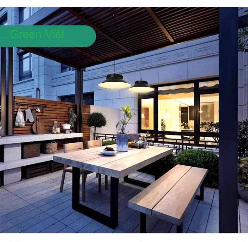 Đèn Nón Năng Lượng Mặt Trời 150W Trong Ngoài Nhà, Nhất Trang Trí