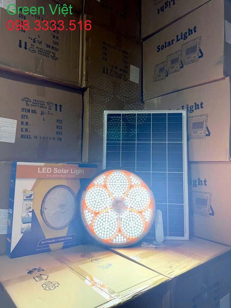Đèn Ốp Trần Hoa Mai 1000W PTO-1000 Năng Lượng Mặt Trời