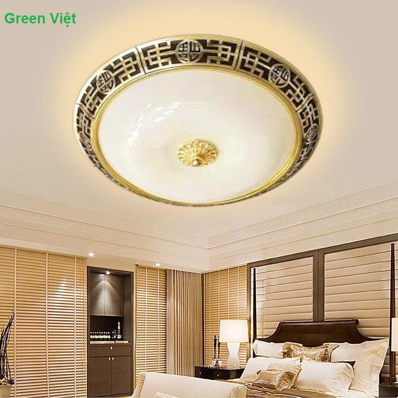 Đèn ốp trần trang trí cao cấp pha lê T8604