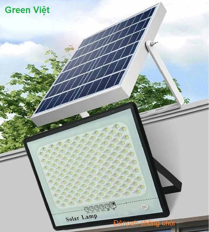 Đèn Pha Chống Chói Năng Lượng Mặt Trời 300W