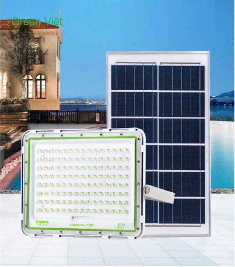 Đèn Pha Kho Lạnh 100W, 200W, 300W Năng lượng Mặt Trời
