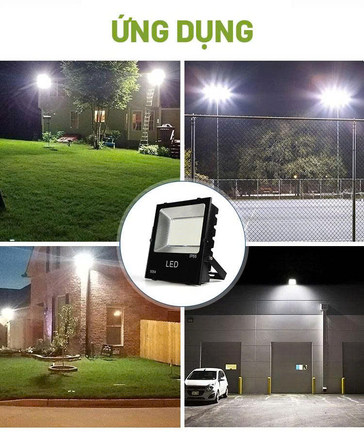 Đèn pha led 150W 220V P-5054 6500K