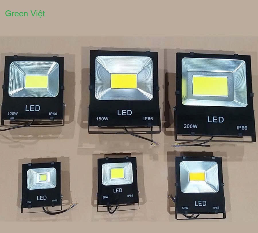 Đèn pha LED 50W sáng vàng FACOB-BL-50, Ánh Sáng Trắng